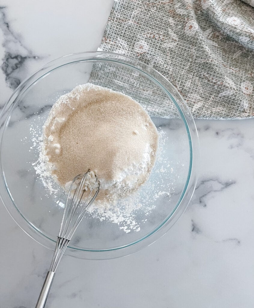 Dry Ingredients for Gluten Free pop tart dough.