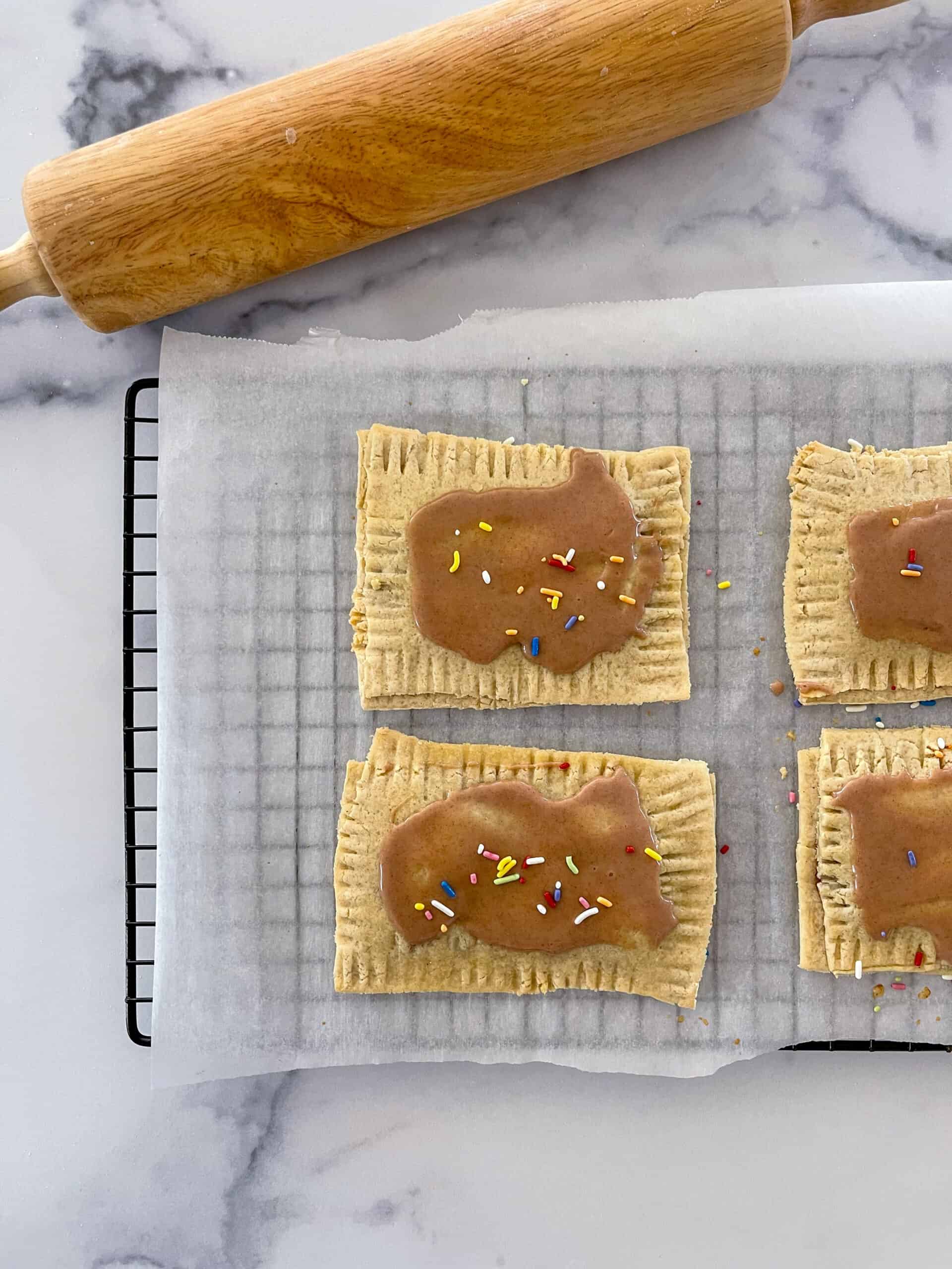 Gluten free brown sugar cinnamon pop tarts. 