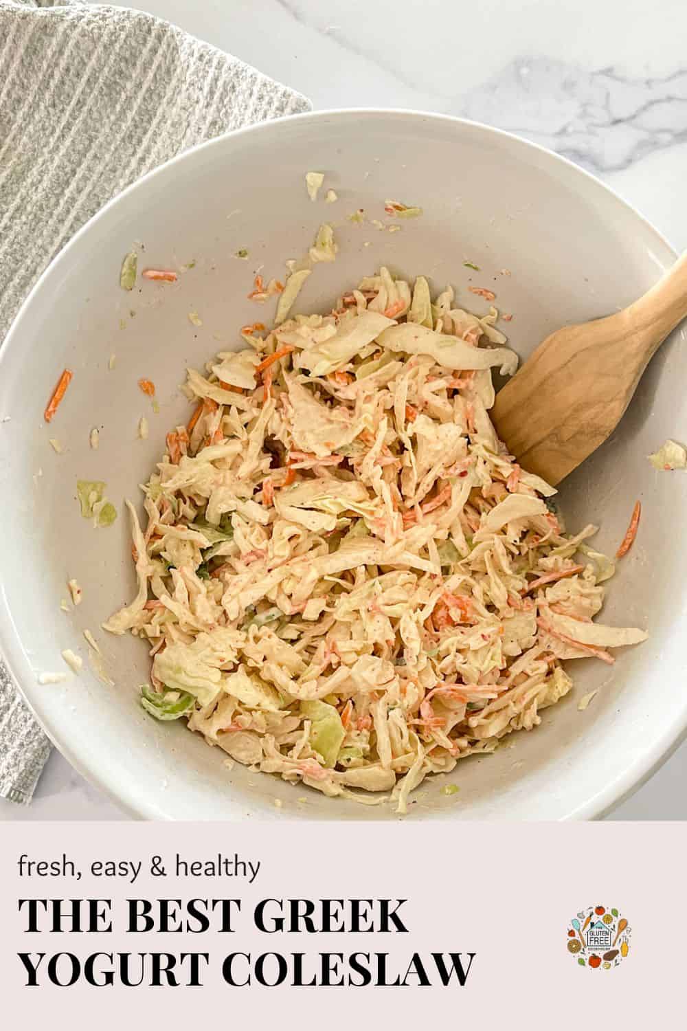 the best greek yogurt coleslaw.