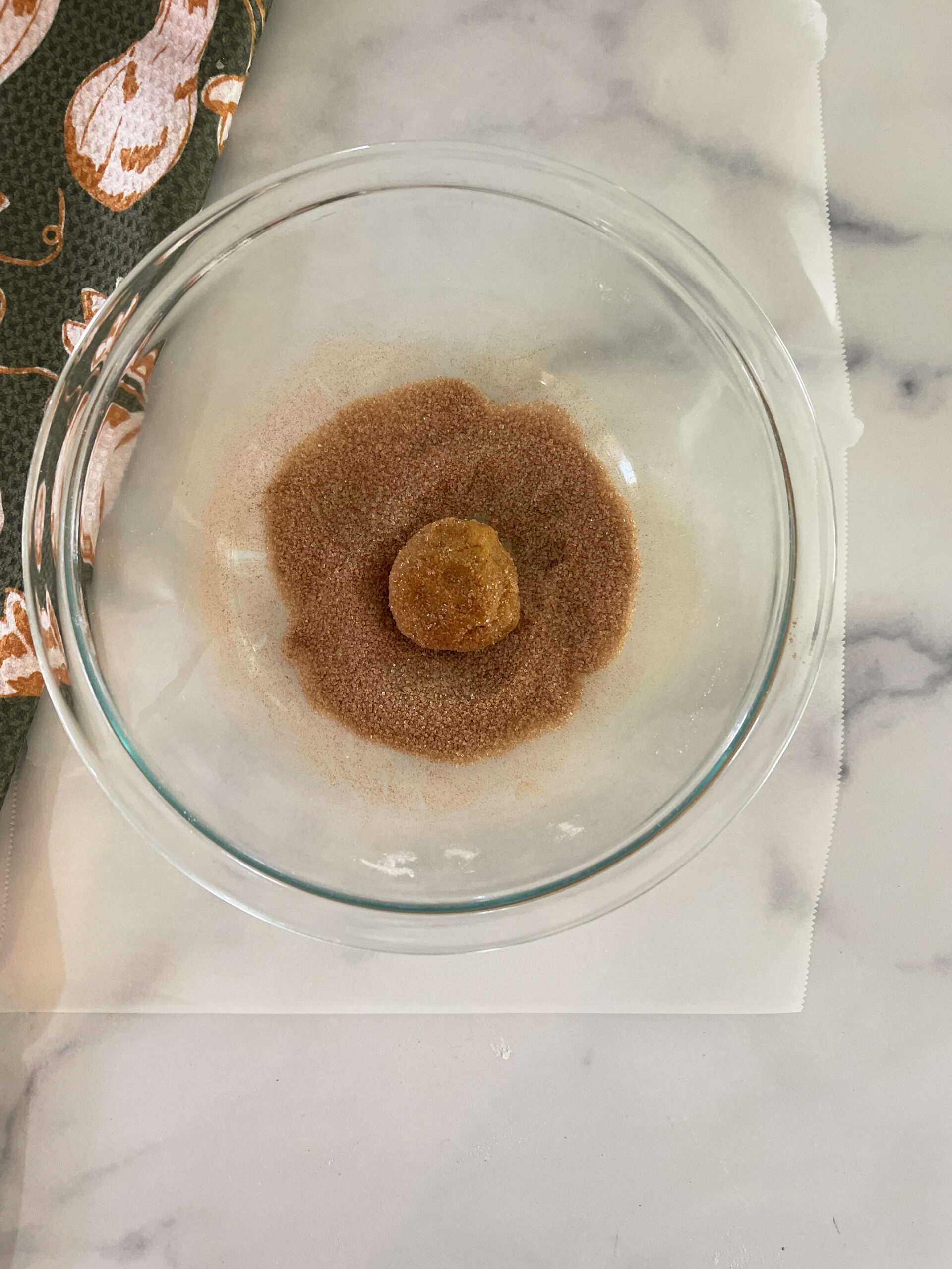 Snickerdoodle coating in a bowl. 